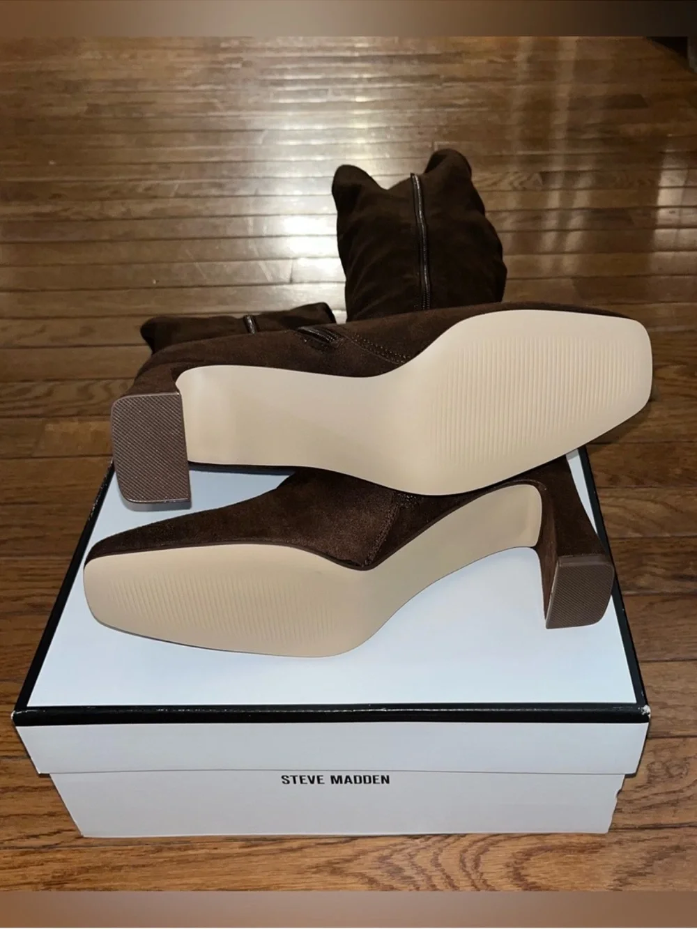 Steve Madden Hunny Knee High Boots Brown Women’s Size 10 Regular Calf